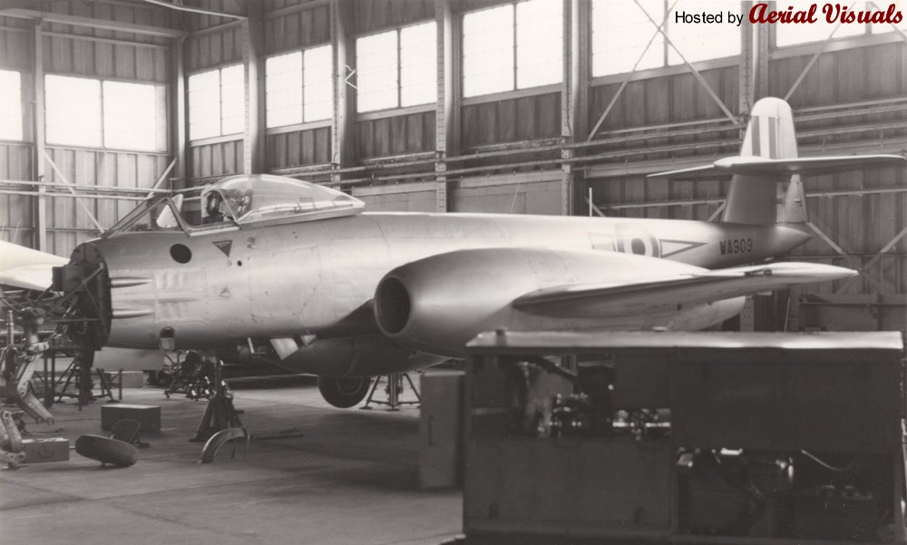 Aerial Visuals Airframe Dossier Gloster Meteor F S N Wa Raf