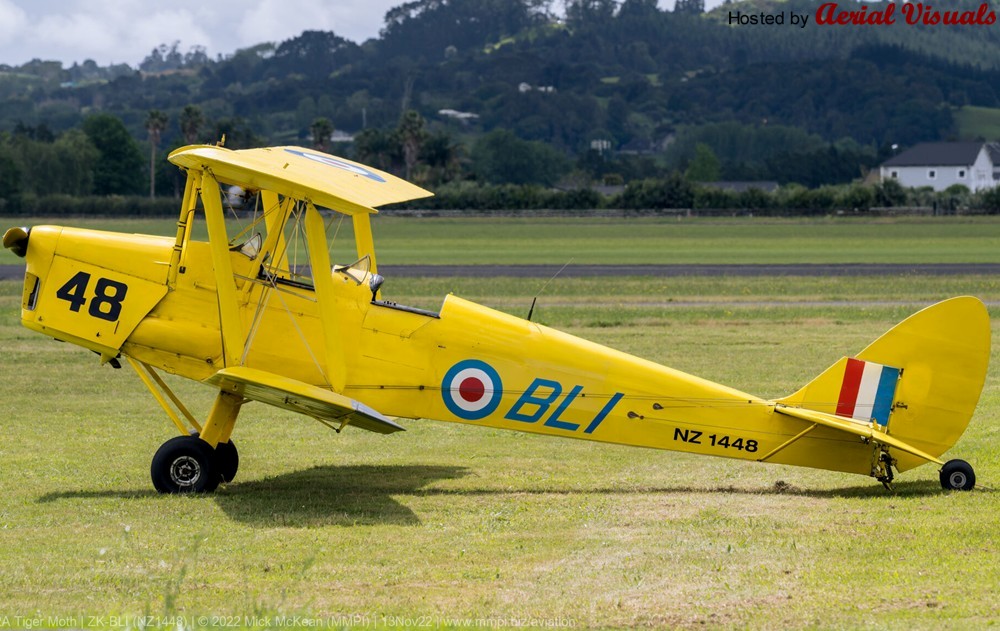 Aerial Visuals Airframe Dossier De Havilland Tiger Moth Ii C N