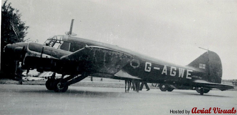 Aerial Visuals Airframe Dossier Avro Anson C 19 S N TX201 RAF C N