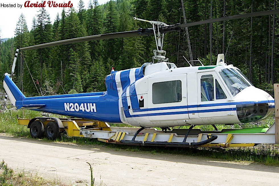 Aerial Visuals Airframe Dossier Bell UH 1B BF Iroquois S N 62 2034