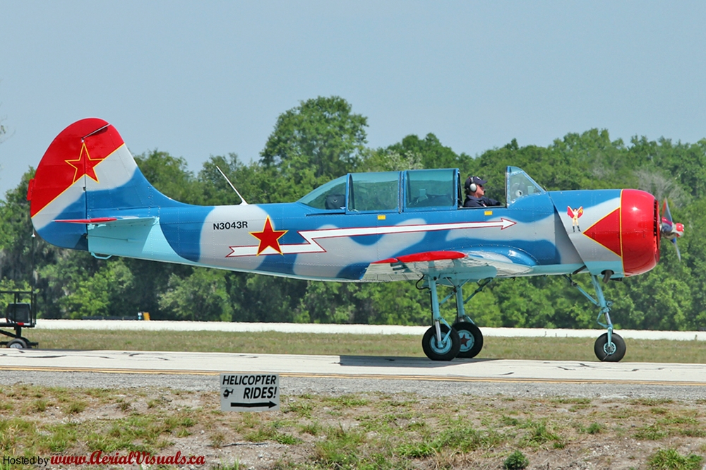 Aerial Visuals Airframe Dossier Yakovlev Yak 52 C N 833711 C R N3043R