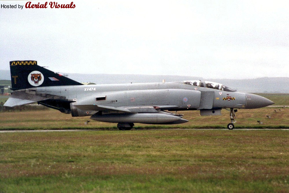 Aerial Visuals Airframe Dossier McDonnell Phantom FGR 2 S N XV474