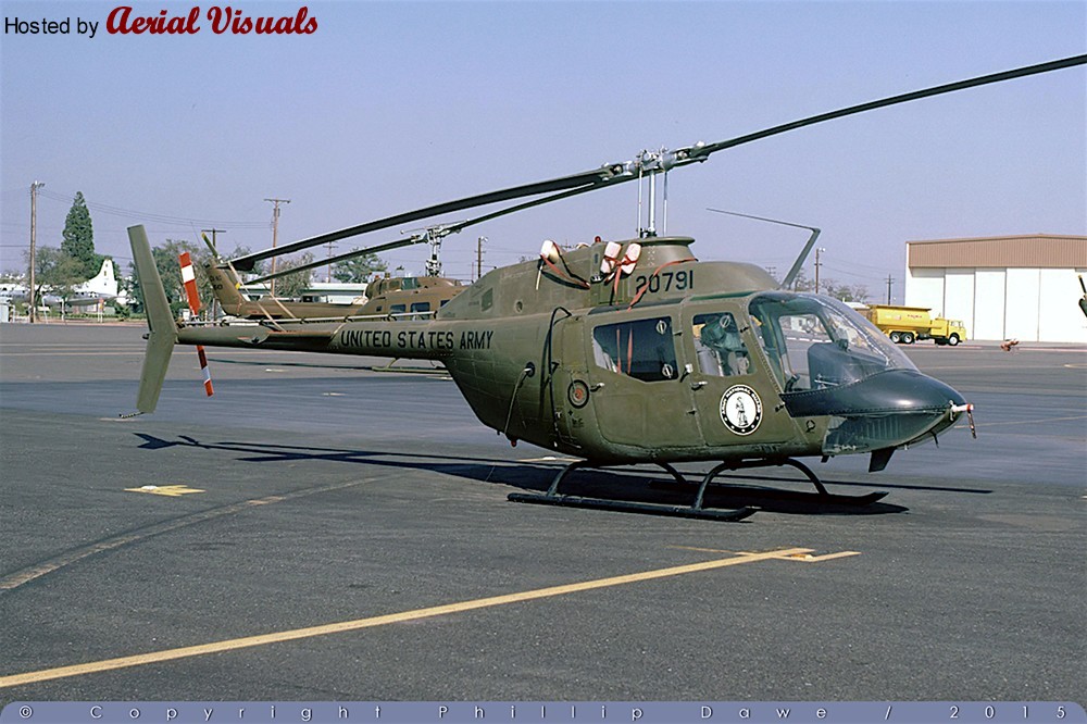 Aerial Visuals - Airframe Dossier - Bell OH-58A Kiowa, s/n 71 