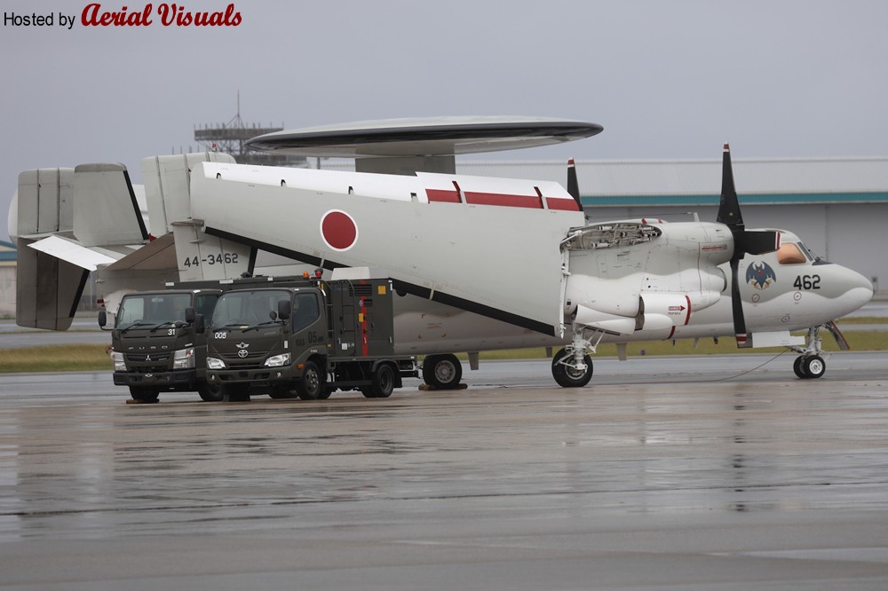 Aerial Visuals - Airframe Dossier - Grumman E-2C Hawkeye, s/n 44-3462 JASDF