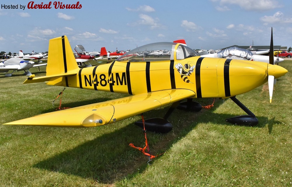 Aerial Visuals - Airframe Dossier - Vans RV-8A, c/n 82643, c/r N484M