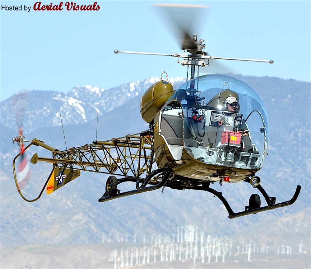 Aerial Visuals - Airframe Dossier - Bell TH-13T-BF Sioux, s/n 67
