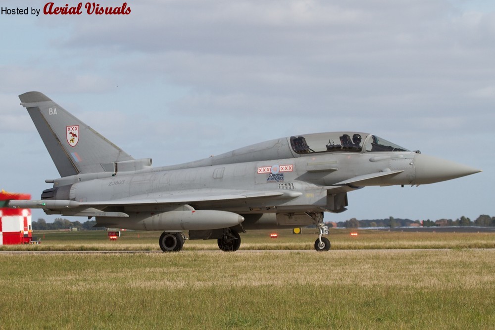 Aerial Visuals - Airframe Dossier - Eurofighter Typhoon T.3, s/n ZJ803 ...