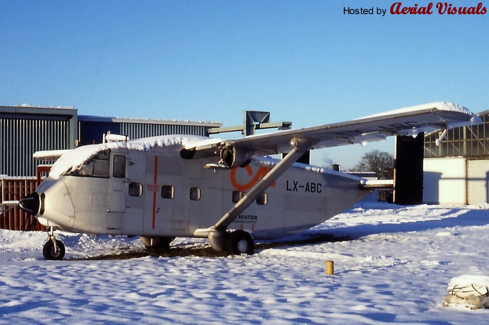 Aerial Visuals - Airframe Dossier - Short Skyvan 3M, S/n PA-51 PNA, C/n ...