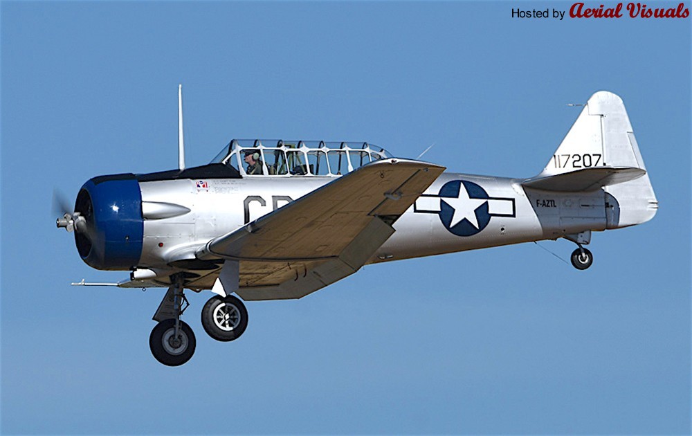 Aerial Visuals - Airframe Dossier - North American T-6G Texan, s/n ...