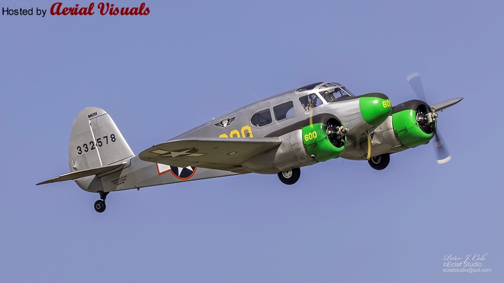 Aerial Visuals - Airframe Dossier - Cessna UC-78B Bobcat, s/n 43-32578 ...