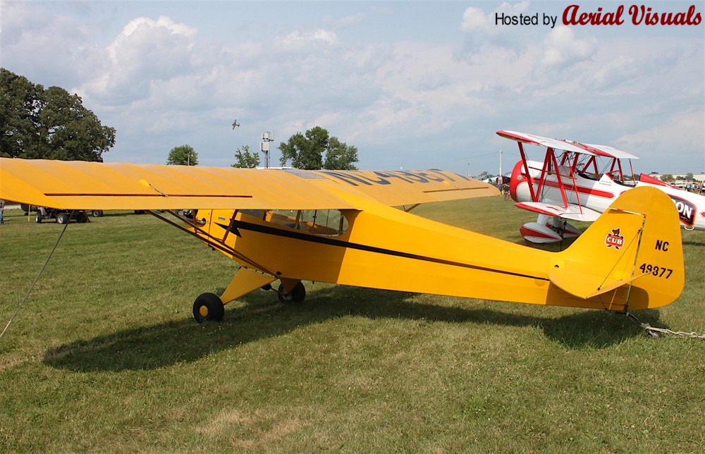 Aerial Visuals - Airframe Dossier - Taylorcraft-Piper J-3C-65, c/n ...