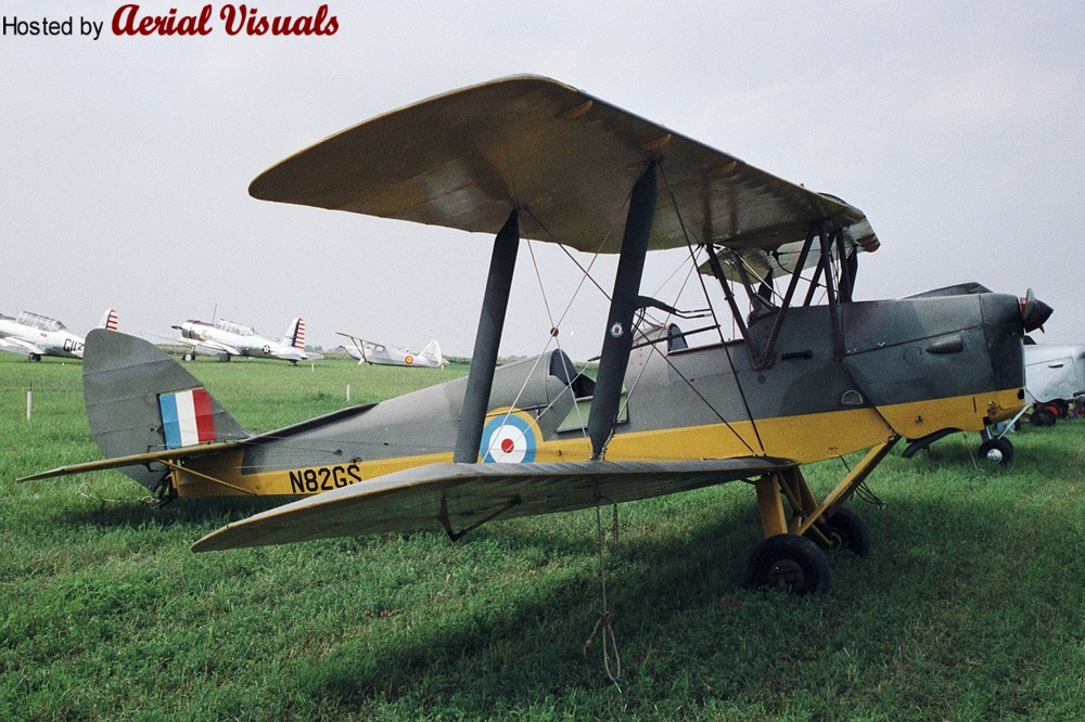 Aerial Visuals - Airframe Dossier - de Havilland Tiger Moth II, s/n ...