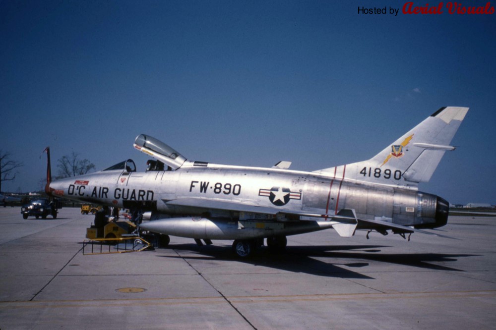 Aerial Visuals - Airframe Dossier - North American F-100C-20-NA Super ...