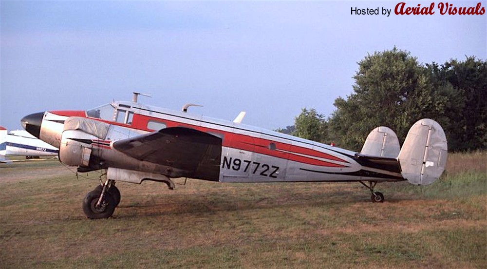 Aerial Visuals - Airframe Dossier - Beech C-45H Expeditor, s/n 52 