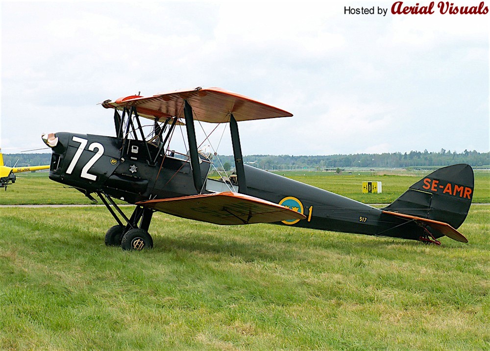 Aerial Visuals - Airframe Dossier - de Havilland Tiger Moth II, s/n 517 ...