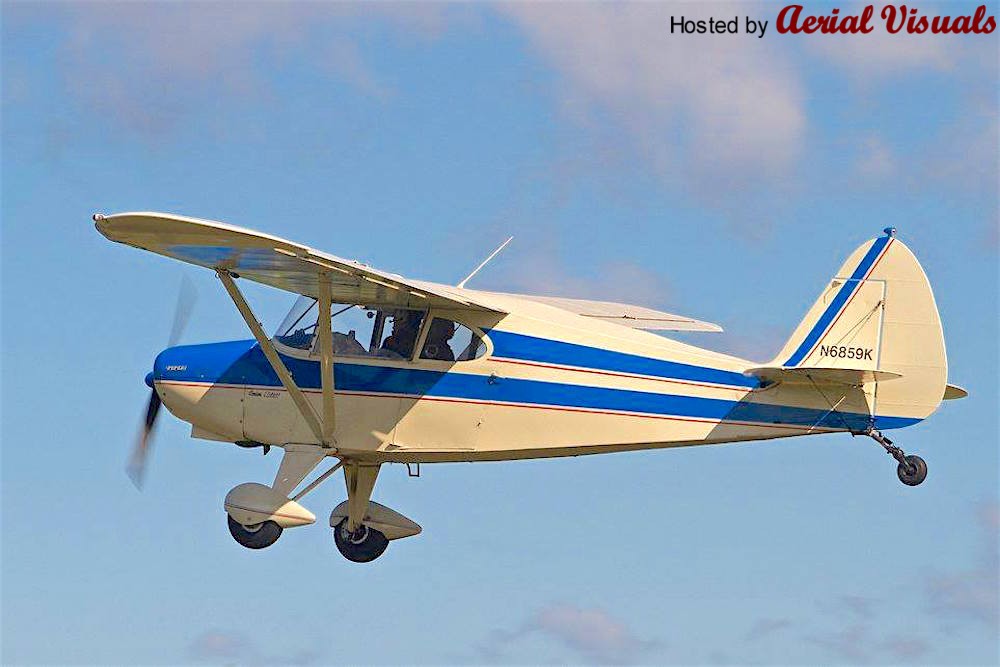 Aerial Visuals - Airframe Dossier - Piper PA-16 Clipper, c/n 16-695, c ...