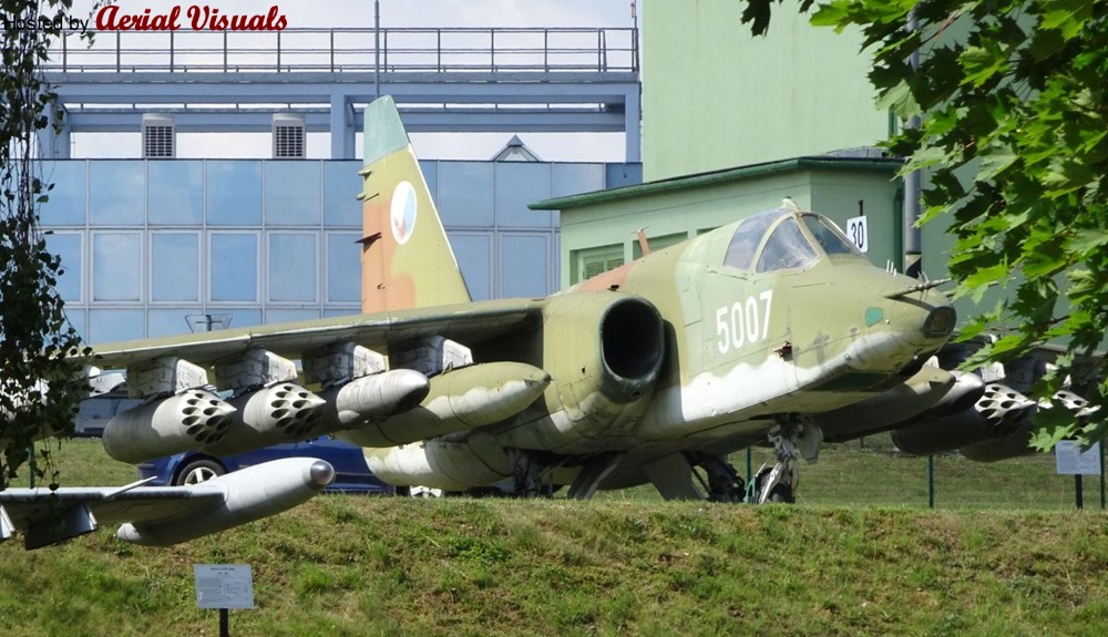 Aerial Visuals - Airframe Dossier - Sukhoi Su-25K, s/n 5007 CEF, c 