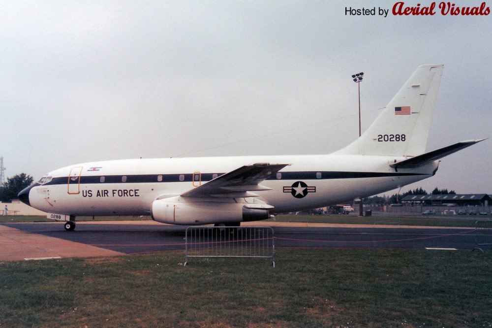 Aerial Visuals - Airframe Dossier - Boeing CT-43A, s/n 72-0288 USAF, c ...