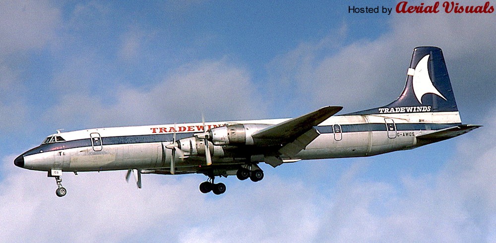 G-AWGT, Canadair CL-44D-4, Transglobe Airways, Polaneczky Bob