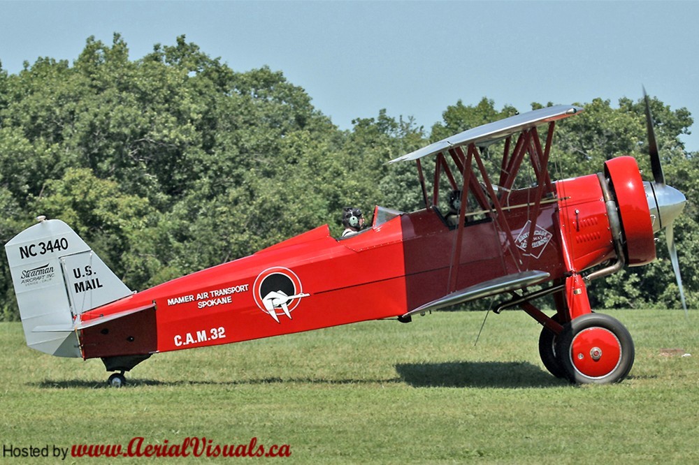 Aerial Visuals Airframe Dossier Stearman C3b C N 104 C R N3440