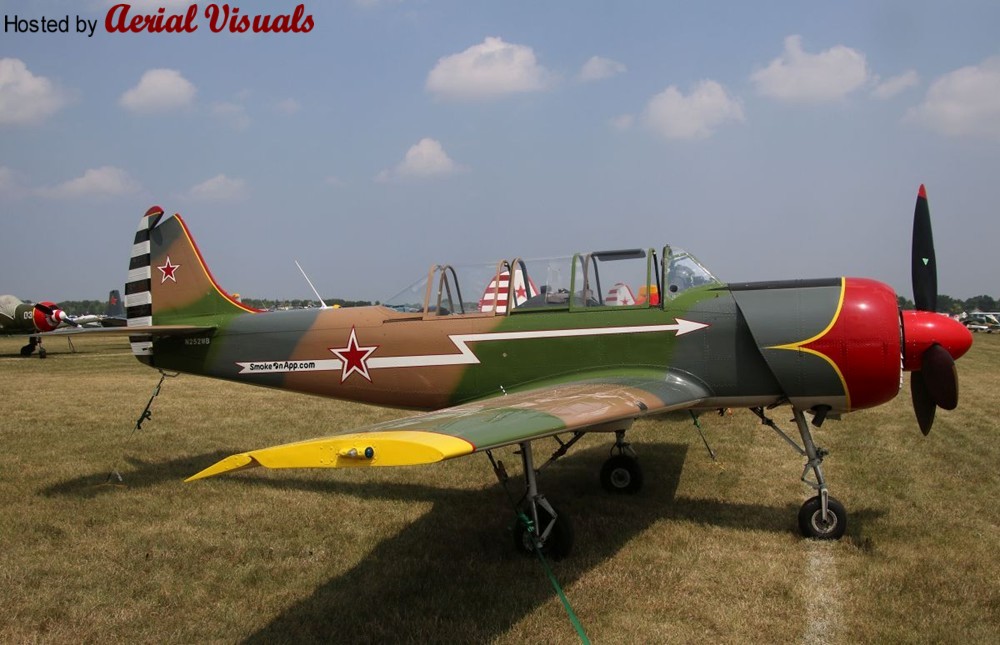 Aerial Visuals - Airframe Dossier - Yakovlev Yak-52W, c/n 012212, c/r ...