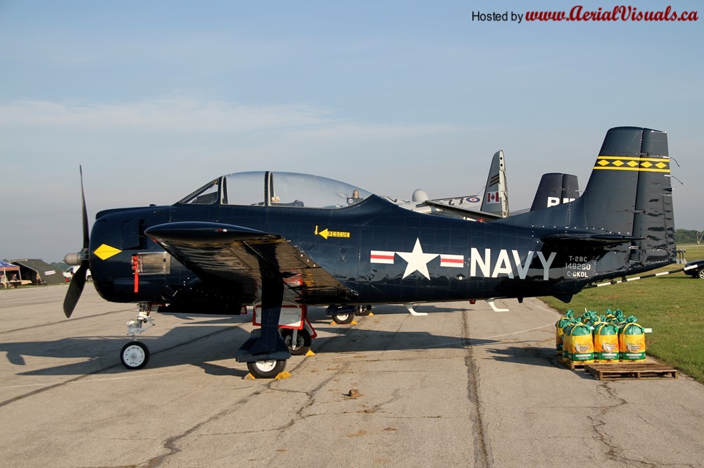 Aerial Visuals - Airframe Dossier - North American T-28C Trojan, s/n ...