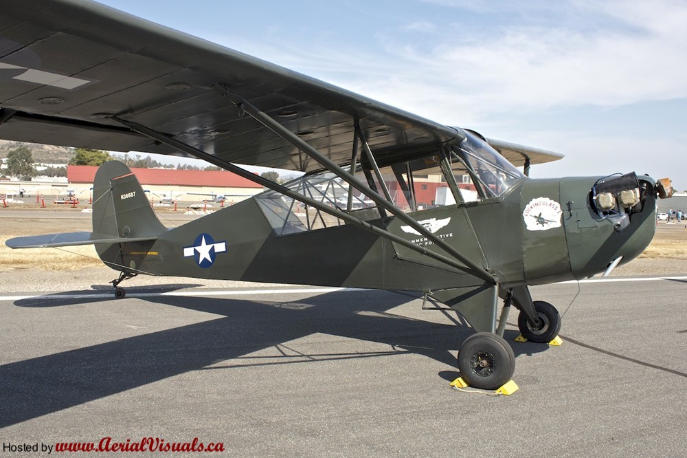 Aerial Visuals - Airframe Dossier - Aeronca L-3 Grasshopper, c/n ...