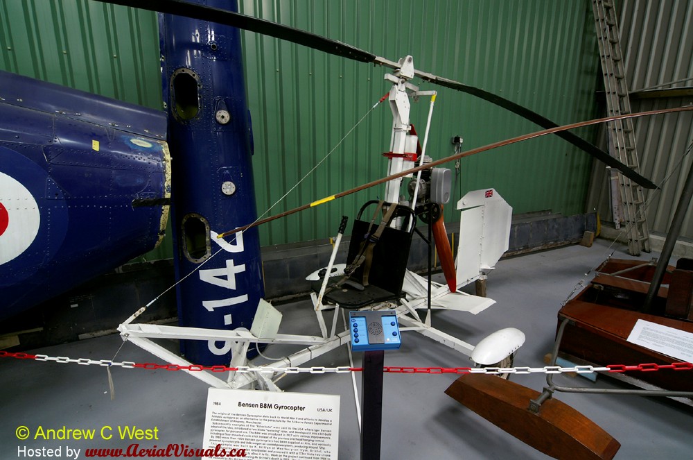 Aerial Visuals - Airframe Dossier - Bensen B-8M Gyro-Copter, S/n PFA, C ...