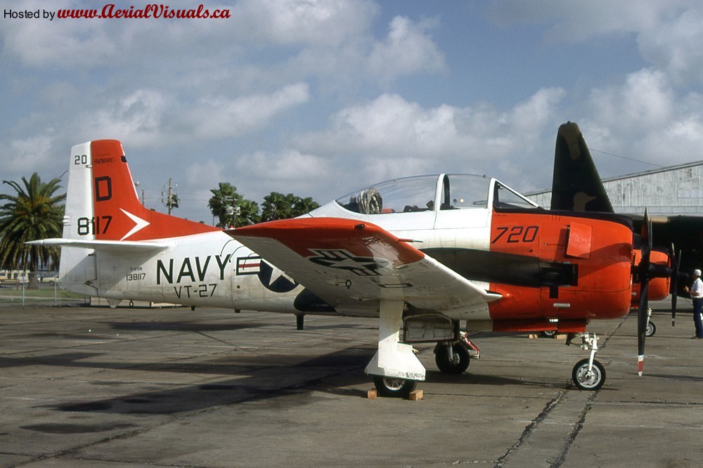 Aerial Visuals - Airframe Dossier - North American T-28B Trojan, S/n ...