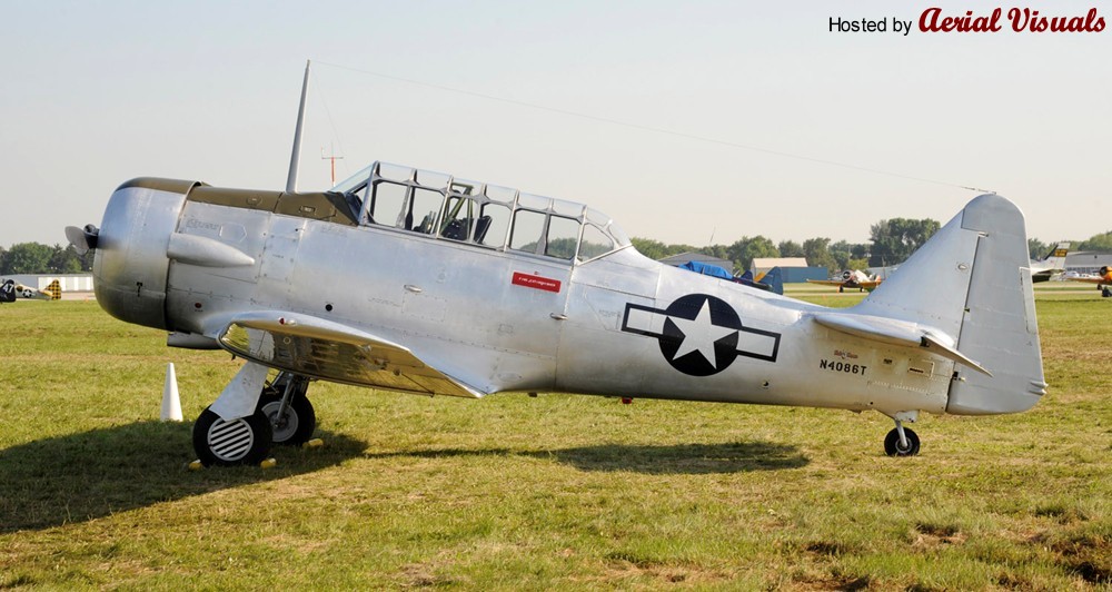 Aerial Visuals - Airframe Dossier - North American AT-6D-NT Texan, s/n C.6-27  EdA, c/n 88-17849, c/r N4086T