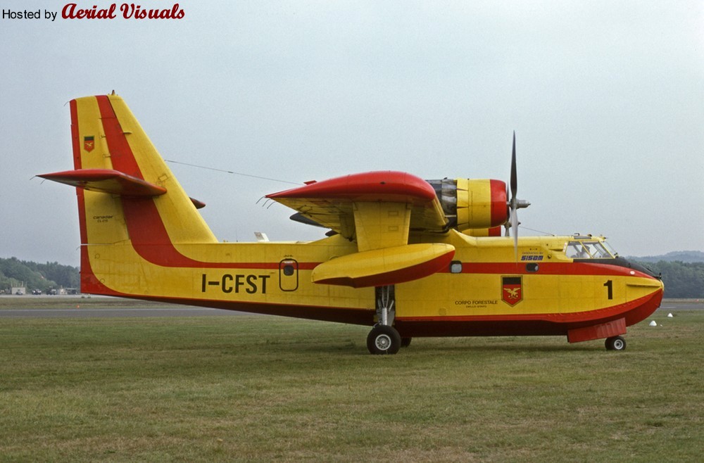 Aerial Visuals - Airframe Dossier - Canadair CL-215, s/n MM62019 AMI, c ...