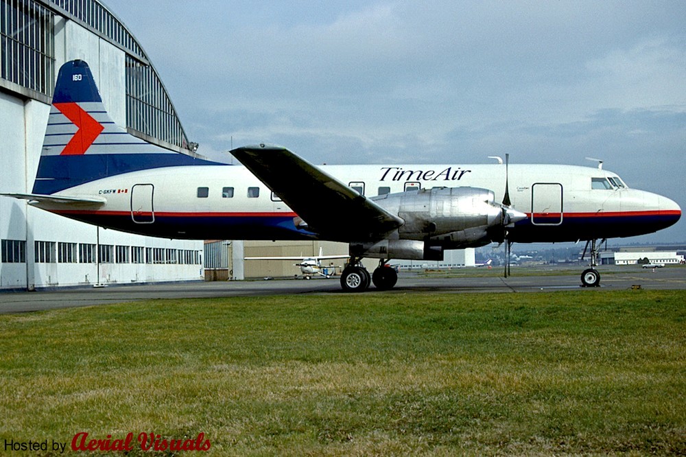 Aerial Visuals - Airframe Dossier - Convair CV-580, c/n 440-347, c/r C-GRLQ