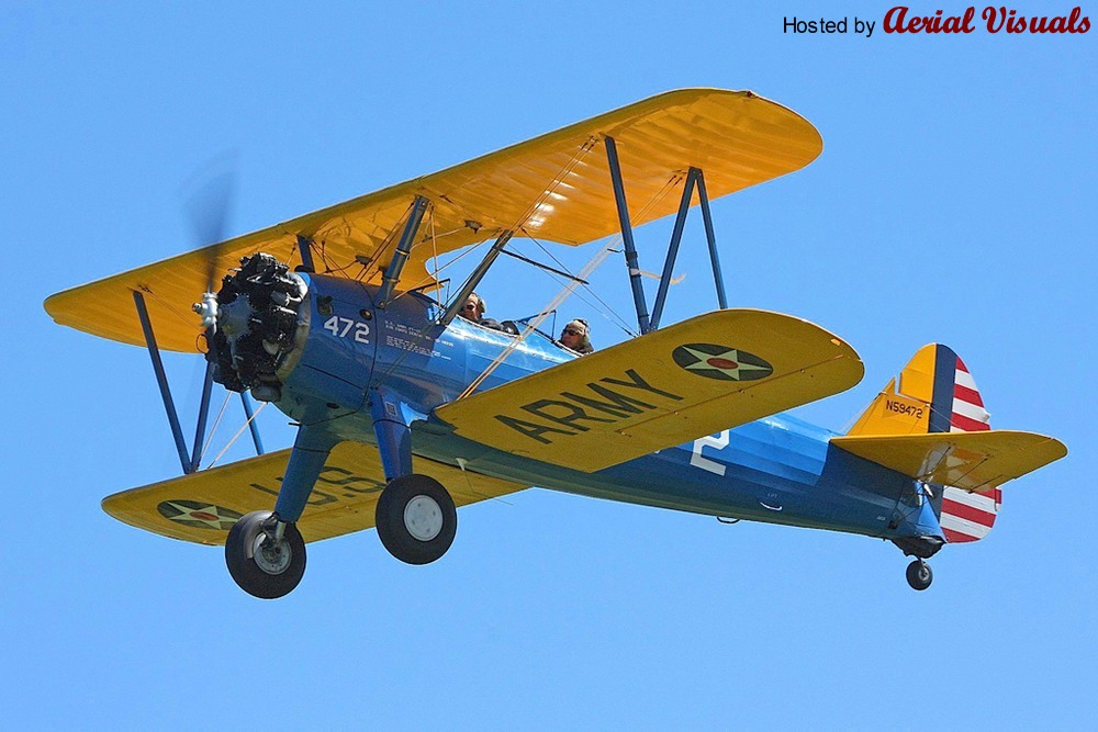 Aerial Visuals - Airframe Dossier - Stearman-Boeing PT-17 Kaydet, s/n ...