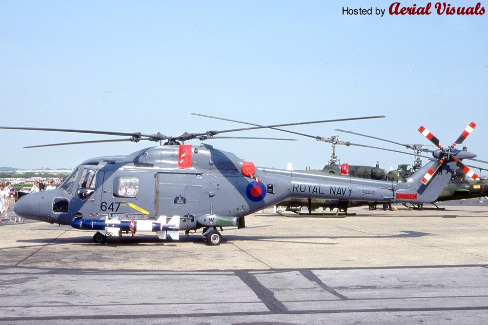 Aerial Visuals - Airframe Dossier - Westland Lynx HAS.3GMS, s/n XZ232 ...