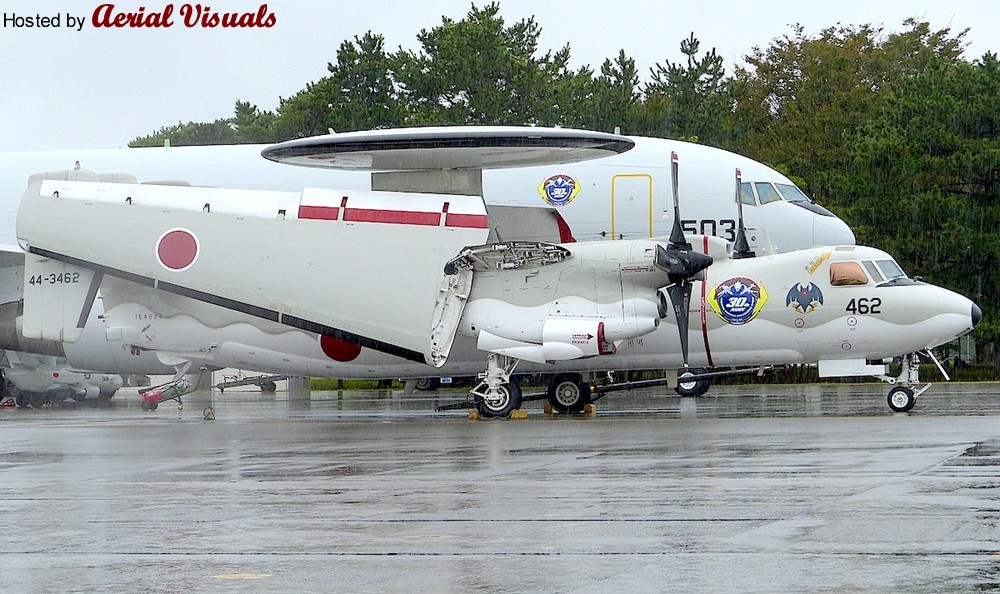 Aerial Visuals - Airframe Dossier - Grumman E-2C Hawkeye, s/n 44-3462 JASDF