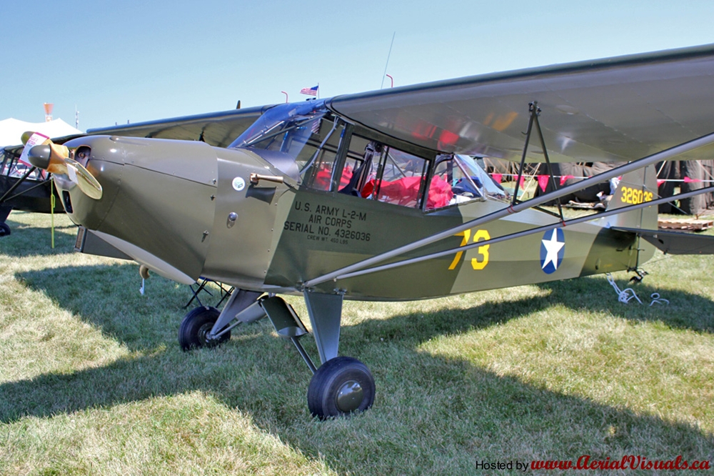 Aerial Visuals - Airframe Dossier - Taylorcraft L-2 Grasshopper, c/n L ...