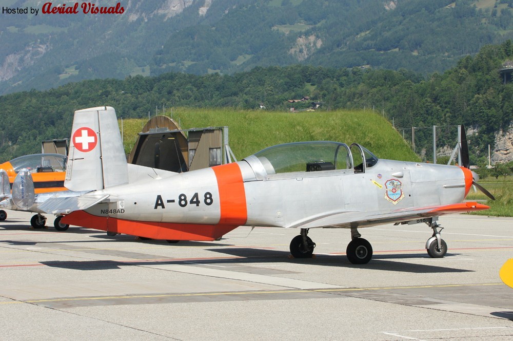Aerial Visuals - Airframe Dossier - Pilatus P-3-05, s/n A-848 SwiAF, c/n  486-35, c/r N848AD