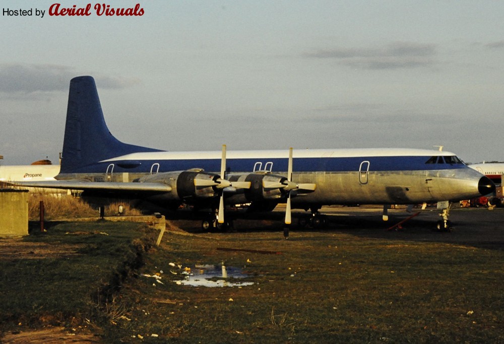 G-AWGT, Canadair CL-44D-4, Transglobe Airways, Polaneczky Bob