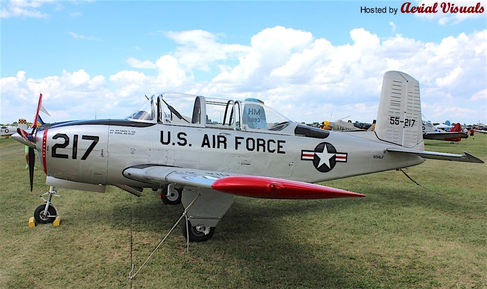 Aerial Visuals - Airframe Dossier - Beech-Beechcraft T-34A-BH 