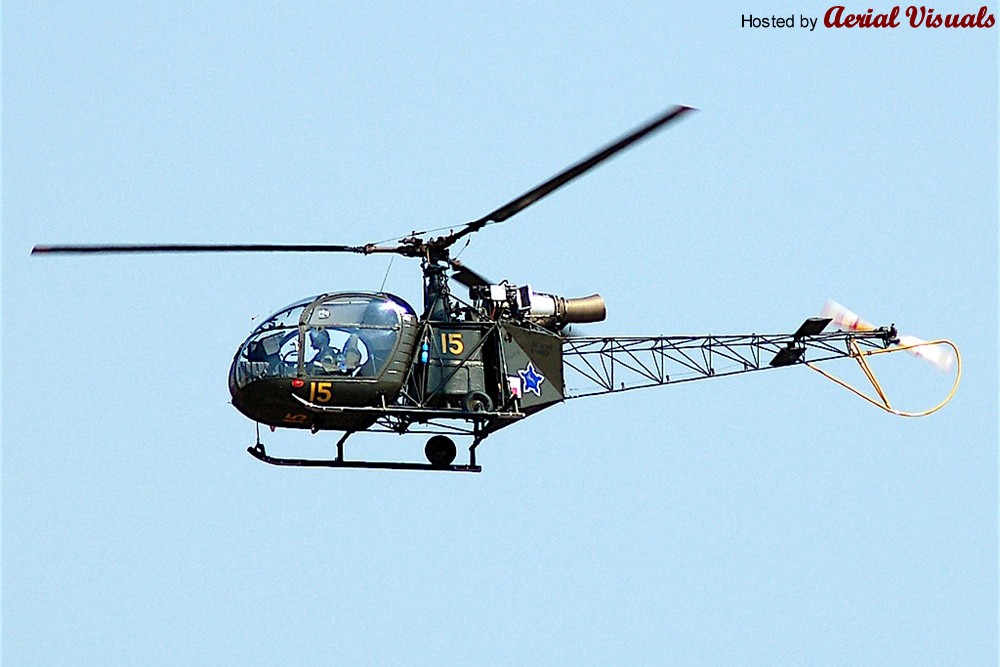 Aerial Visuals - Airframe Dossier - Sud Aviation SE-3130 Alouette II, s ...