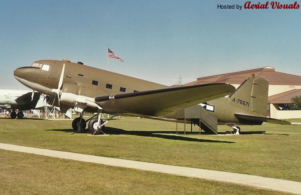 Aerial Visuals - Airframe Dossier - Douglas VC-47D, s/n 44-76671 USAAF ...