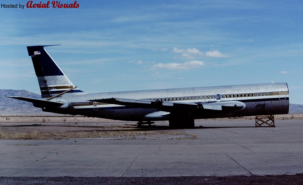 Aerial Visuals - Airframe Dossier - Boeing 707-123, c/n 17642, c/r N7515A