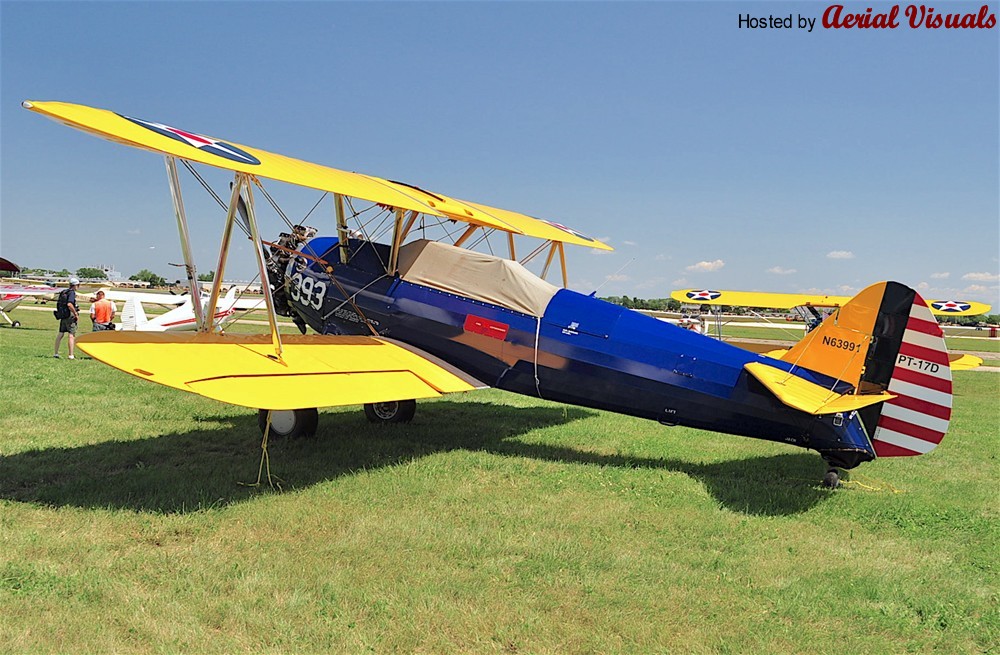 Aerial Visuals - Airframe Dossier - Stearman-Boeing N2S-4 Kaydet, s/n ...