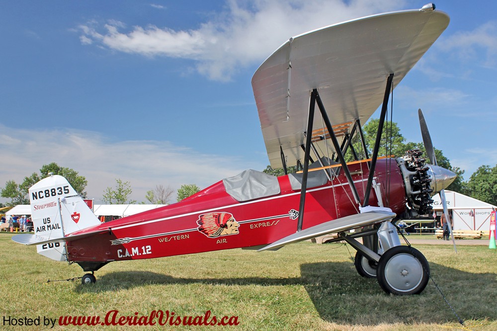 Aerial Visuals Airframe Dossier Stearman C3b C N 241 C R N8835