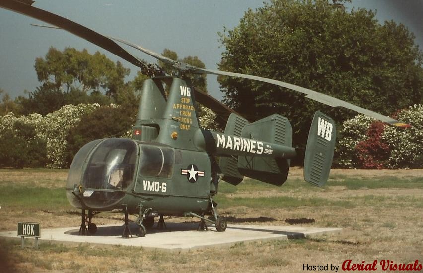 Aerial Visuals - Airframe Dossier - Kaman OH-43D Huskie, s/n 