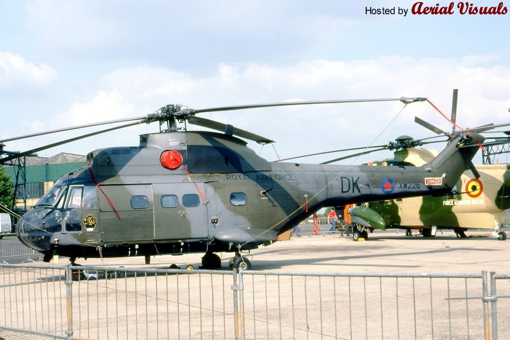 Aerial Visuals - Airframe Dossier - Sud Aviation-Westland Puma HC.1, s ...