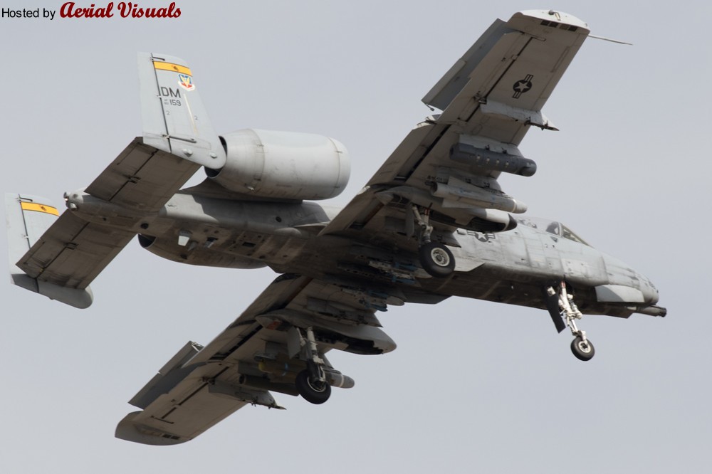 Aerial Visuals - Airframe Dossier - Fairchild Republic A-10C ...