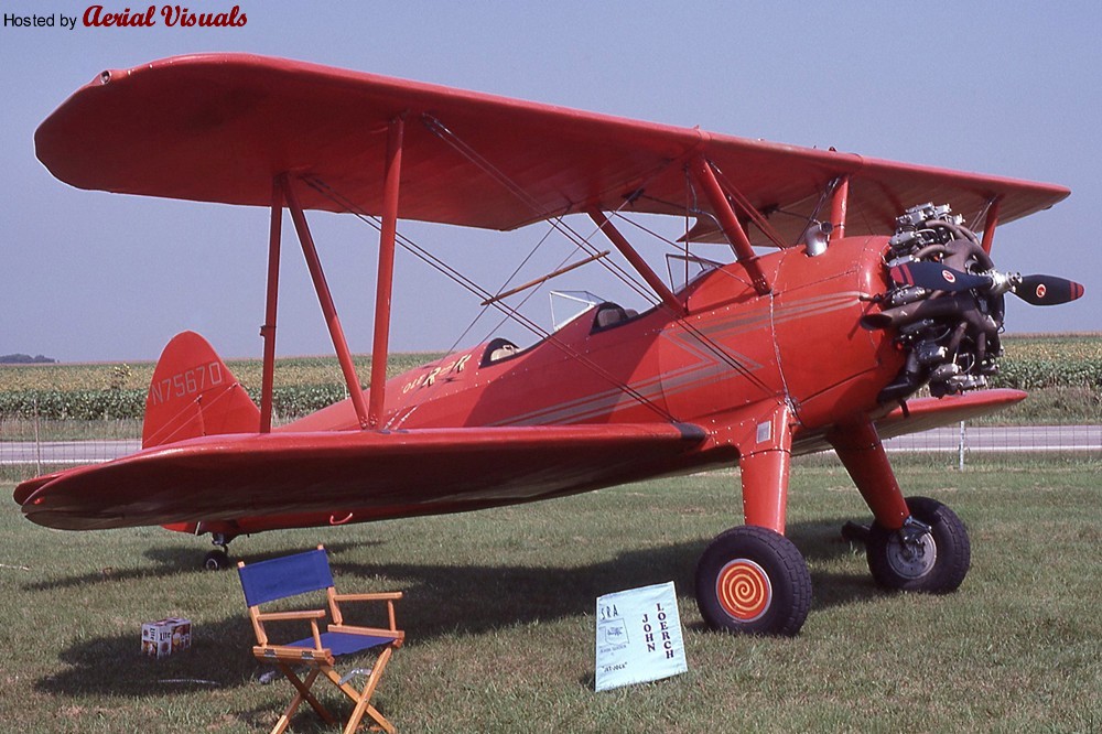 Aerial Visuals - Airframe Dossier - Stearman-Boeing N2S-5 Kaydet, s/n ...