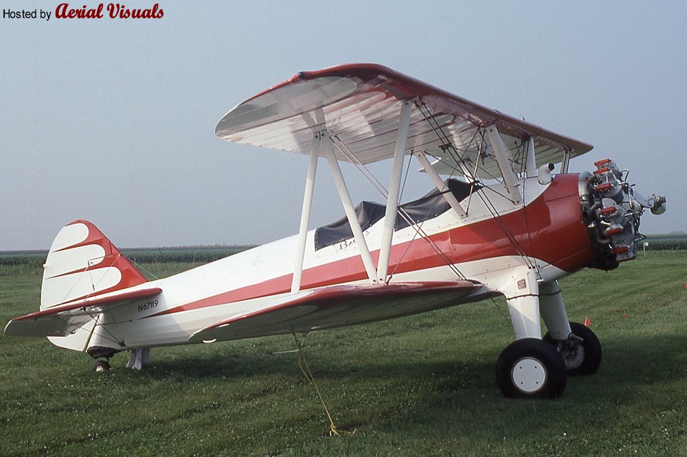 Aerial Visuals - Airframe Dossier - Stearman-Boeing PT-17 Kaydet, s/n ...