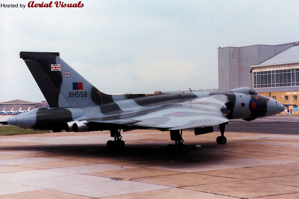 Aerial Visuals - Airframe Dossier - Avro Vulcan B.2, S/n XH558 RAF, C/n ...